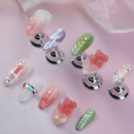 Candy Clash - Reusable Press-On Nails – reusable fake nails set | PALLASKA press-on manicure